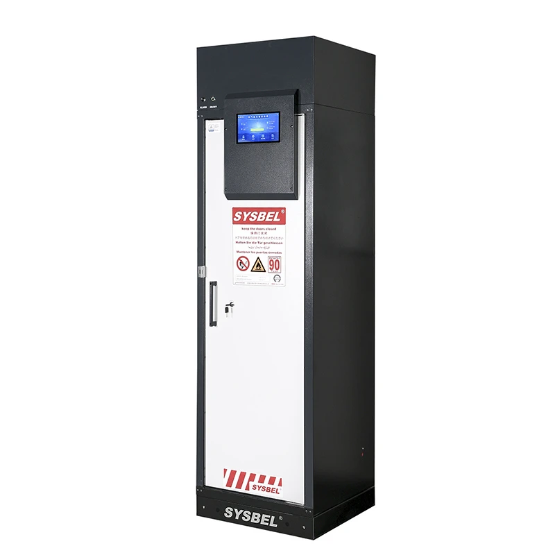 30 gallon filtrerande säkerhetsförvaringsskåp|90-Min Fire-Kemiskt skåp - SYSBEL SE490300FXE