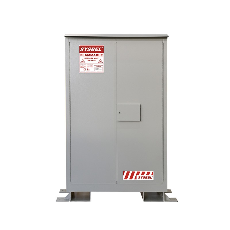 Utomhus brandfarlig vätskesäkerhetsskåp – 45 gallon väderbeständig förvaring|SYSBEL WA510024