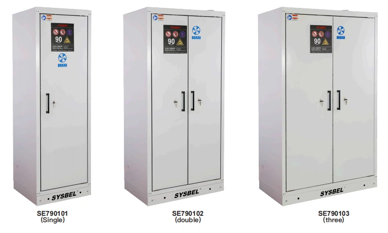 90-Minute Three EN 14470-2 90-Minute Fire-Resistant Gas Cylinder Cabinet 90-Minute Three EN 14470-2 90-Minute Fire-Resistant Gas Cylinder Cabinet
