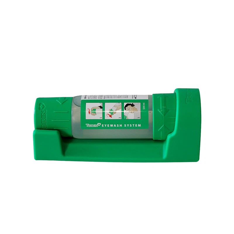 TOBIN Emergency Eyewash Solution – 500ml Single Bottle With Wall Mount Bracket (SAC2164) factory